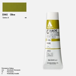 [HOLBEIN D065] HOLBEIN Acrylic Gouache 20ml Olive