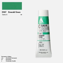 [HOLBEIN D067] HOLBEIN Acrylic Gouache 20ml Emerald Green
