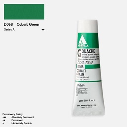 [HOLBEIN D068] HOLBEIN Acrylic Gouache 20ml Cobalt Green