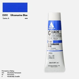 [HOLBEIN D091] HOLBEIN Acrylic Gouache 20ml Ultramarine Blue