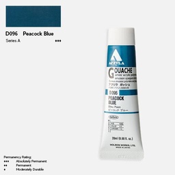 [HOLBEIN D096] HOLBEIN Acrylic Gouache 20ml Peacock Blue