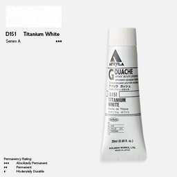 [HOLBEIN D151] HOLBEIN Acrylic Gouache 20ml Titanium White