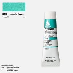 [HOLBEIN D184] HOLBEIN Acrylic Gouache 20ml Metallic Green