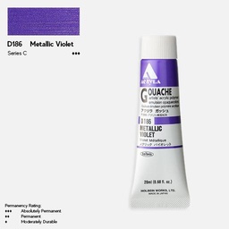 [HOLBEIN D186] HOLBEIN Acrylic Gouache 20ml Metallic Violet