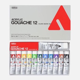 [HOLBEIN D411] HOLBEIN Acrylic Gouache 20ml Master Set x 12