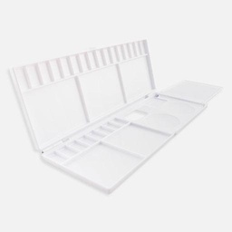 [HOLBEIN 550107] HOLBEIN Plastic Folding Palette 18-Well