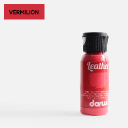 [DARWI DA0420050490] DARWI Leather Paint 50ml Vermilion