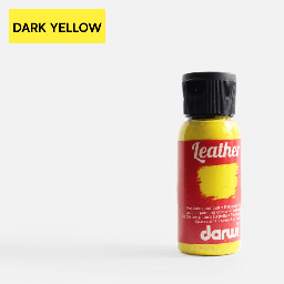 [DARWI DA0420050720] DARWI Leather Paint 50ml Dark Yellow