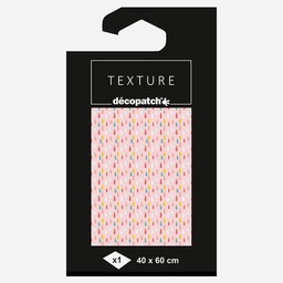 [DECOPATCH TD784] DECOPATCH Texture Paper 40cm x 60cm Rain Drops