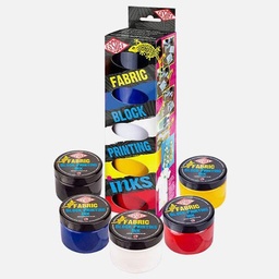 [ESSDEE FABI/A5R] ESSDEE Fabric Block Printing Ink 100ml Set x 5
