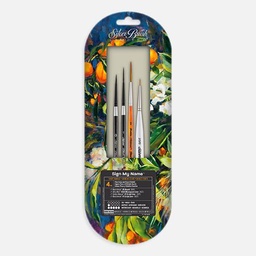 [SILVER SMN-3024S] SILVER Sign My Name Watercolor Brush Set x 4