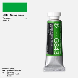 [HOLBEIN G843] HOLBEIN Irodori Gouache 15ml Wakaba (Spring Green)