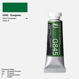 [HOLBEIN G845] HOLBEIN Irodori Gouache 15ml Tokiwamidori (Evergreen)