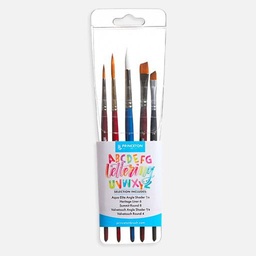 [PRINCETON PLETTERSET1] PRINCETON Lettering Brush Set x 5