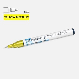 [SCHNEIDER ML01001063] SCHNEIDER Paint-It Metallic Marker 0.8mm Yellow