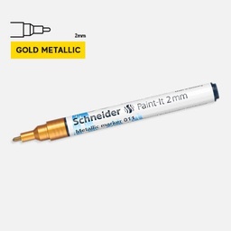 [SCHNEIDER ML01101066] SCHNEIDER Paint-It Metallic Marker 2mm Gold