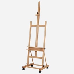 [MEEDEN AFE-6042-YM] MEEDEN Beechwood H-Frame Movable Studio Easel (Installation Not Included)