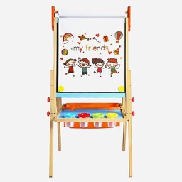 [MEEDEN KDHJ800B] MEEDEN Children’s Dual-Sided Wooden Art Easel (Installation Not Included) Display Set