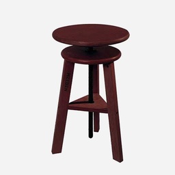 [MEEDEN HTDZ003] MEEDEN Beechwood Stained Walnut Spiral Swivel Lifting Stool (Installation Not Included)