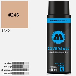 [MOLOTOW 358246] MOLOTOW Coversall Water-Based Spray Paint 400ml Sand