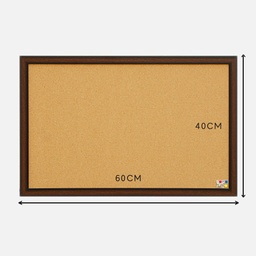 [MUNGYO SC-102] MUNGYO Wooden Frame Cork Board 40cm x 60cm