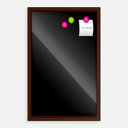 [MUNGYO BK-102] MUNGYO Wooden Frame Black Board 45cm x 60cm