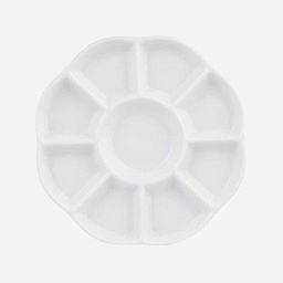 [MEEDEN DF0882] MEEDEN Porcelain Palette 9-Well 8”