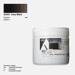 [HOLBEIN AU931] HOLBEIN Artist Heavy Body Acrylic 330ml Ivory Black