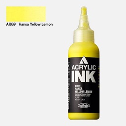 [HOLBEIN AI839] HOLBEIN Artist Acrylic Ink 100ml Hansa Yellow Lemon