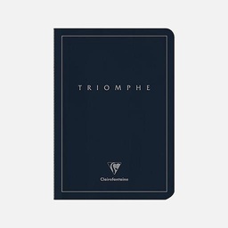 [CLAIREFONTAINE 37126] CLAIREFONTAINE Triomphe Platinum Ivory Paper Notebook 90gsm Lined A5 x 48