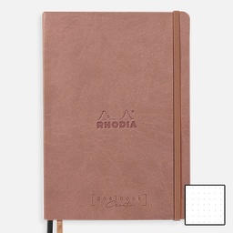 [RHODIA 194444] RHODIA Creation Black Paper Goal Book 120gsm Dot A5 x 80 Rosewood