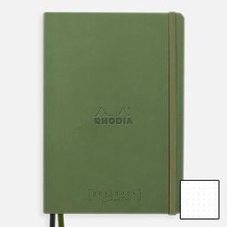 [RHODIA 194445] RHODIA Creation Black Paper Goal Book 120gsm Dot A5 x 80 Sage