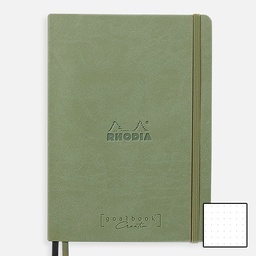 [RHODIA 194446] RHODIA Creation Black Paper Goal Book 120gsm Dot A5 x 80 Celadon