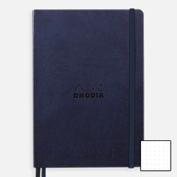 [RHODIA 194449] RHODIA Creation Black Paper Dot Goal Book 120gsm A5 x 80 Midnight