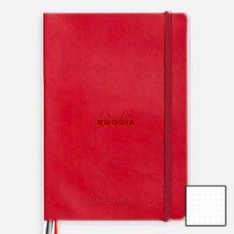 [RHODIA 194450] RHODIA Creation Black Paper Dot Goal Book 120gsm A5 x 80 Poppy