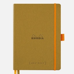 [RHODIA 117811] RHODIA Softcover Dot Goal Book 90gsm A5 x 112 Gold
