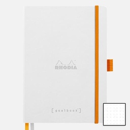 [RHODIA 117815] RHODIA Softcover Dot Goal Book 90gsm A5 x 112 White