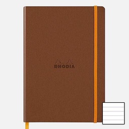 [RHODIA 117383] RHODIA Softcover Lined Notebook 90gsm A5 x 80 Copper