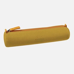 [RHODIA 319043] RHODIA Leather Round Pen Case Gold
