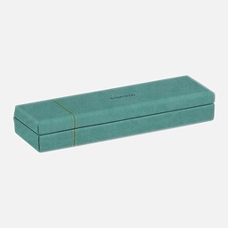 [RHODIA 194518] RHODIA Leather Pen Box Aqua