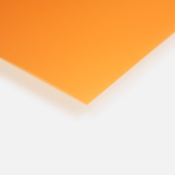 [CLAIREFONTAINE 975854] CLAIREFONTAINE Polypropylene Plastic Sheet 50cm x 70cm Light Orange