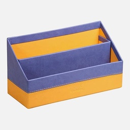 [RHODIA 318848] RHODIA Leather Letter Holder Sapphire Blue