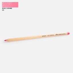 [FABER-CASTELL 112224] FABER-CASTELL Pitt Pastel Pencil 124 Rose Carmine