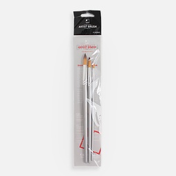 [SHINHAN 8605002-0102] SHINHAN 850 Golden Taklon Round Brush Set x 3