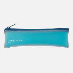 [MIDORI 41817006] MIDORI Clear Soft Pen Case Blue