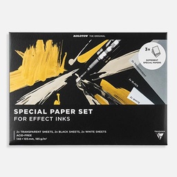 [MOLOTOW 801221] MOLOTOW Special Ink Effect Paper Pad 185gsm A6 x 6