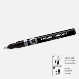 [MOLOTOW 703106] MOLOTOW Liquid Chrome Calligraphy Marker 3mm