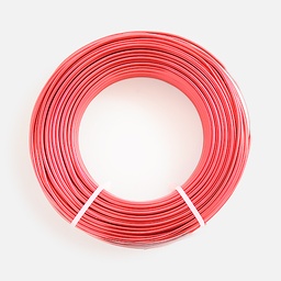 [OVJ 8888888870562] OVJ Aluminium Wire 2mm x 50m Red