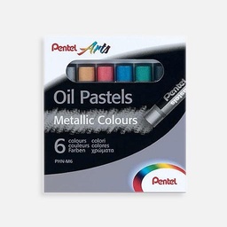 [PENTEL PHN-M6] PENTEL Arts Oil Pastel Metallic Set x 6