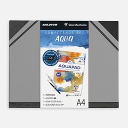 [CLAIREFONTAINE 975901] CLAIREFONTAINE Aquapad Watercolor Paper Pad 300gsm A4 x 10 (Free Molotow Markers Included)